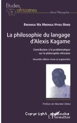 La philosophie du langage d'Alexis Kagame