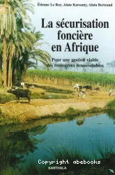 La Sécurisation foncière en Afrique