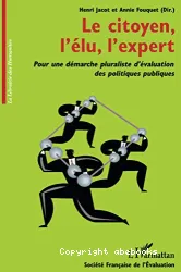 Le citoyen, l'élu, l'expert