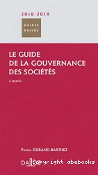 Le guide de la gouvernance des sociétés 2018-2019