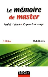 Le mémoire de master