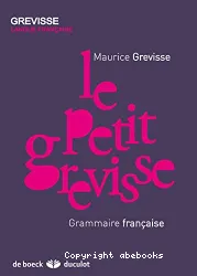 Le petit Grevisse