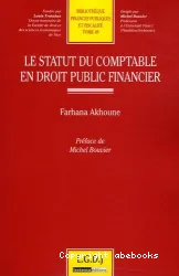 Le statut du comptable en droit public financier