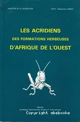 Les Acridiens des formations herbeuses d'Afrique de l'Ouest