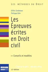 Les épreuves écrites en droit civil