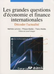 Les grandes questions d'économie et finance internationales