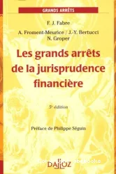 Les grands arrêts de la jurisprudence financière