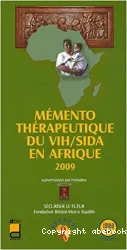 Mémento thérapeutique du VIH-sida en Afrique