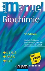 Mini-manuel de biochimie