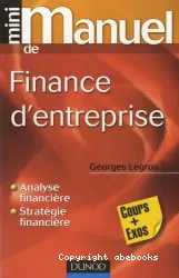 Mini-manuel de finance d'entreprise