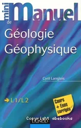 Mini-manuel de géologie géophysique