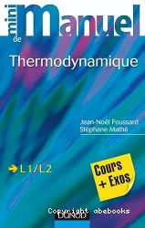 Mini-manuel de thermodynamique