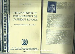 Permanences et changements de l'Afrique rurale