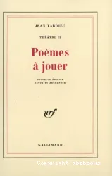 Poèmes à jouer