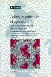 Politiques publiques et agriculture