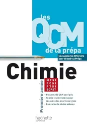 QCM chimie, MPSI-PCSI-PTSI-BCPST