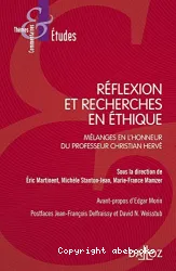 Réflexion et recherches en éthique