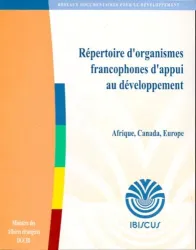 Répertoire d'organismes francophones d'appui au développement