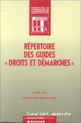 Répertoire des guides Droits et démarches