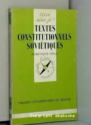 Textes constitutionnels soviétiques