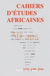 Cahiers d'études africaines