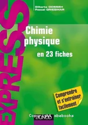 Chimie physique en 23 fiches