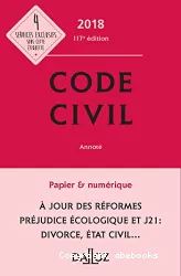 Code civil 2018, annoté