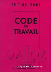 Code du travail 2001