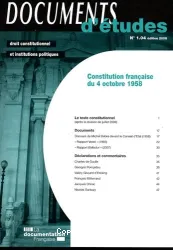 Constitution française du 4 octobre 1958