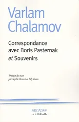 Correspondance avec Boris Pasternak (et) Souvenirs