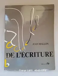 De l'écriture