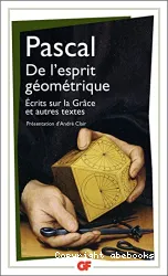 De l'esprit géométrique