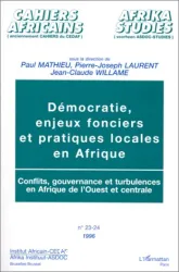 Démocratie, enjeux fonciers et pratiques locales en Afrique