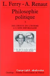 Des droits de l'homme à l'idée républicaine