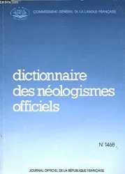 Dictionnaire des néologismes officiels