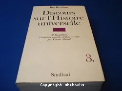 Discours sur l'histoire universelle, tome 1