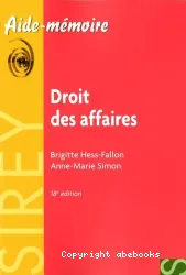 Droit des affaires