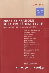 Droit et pratique de la procédure civile