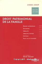 Droit patrimonial de la famille 2004-2005