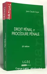 Droit pénal et procédure pénale