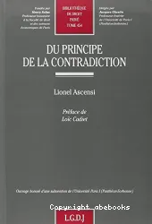 Du principe de la contradiction