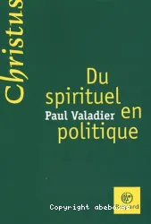 Du spirituel en politique