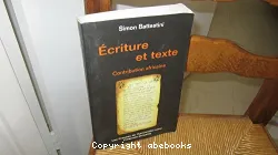 Ecriture et texte