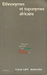 Ethnonymes et toponymes africains