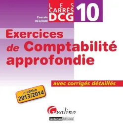 Exercices comptabilité approfondie avec corrigés détaillés