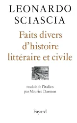 Faits divers d'histoire littéraire et civile