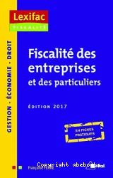 Fiscalité des entreprises et des particuliers