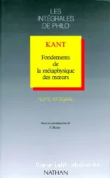 Fondements de la métaphysique des moeurs