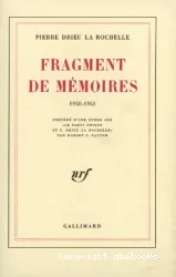 Fragment de Mémoires