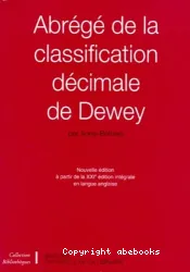 Abrégé de la classification décimale de Dewey